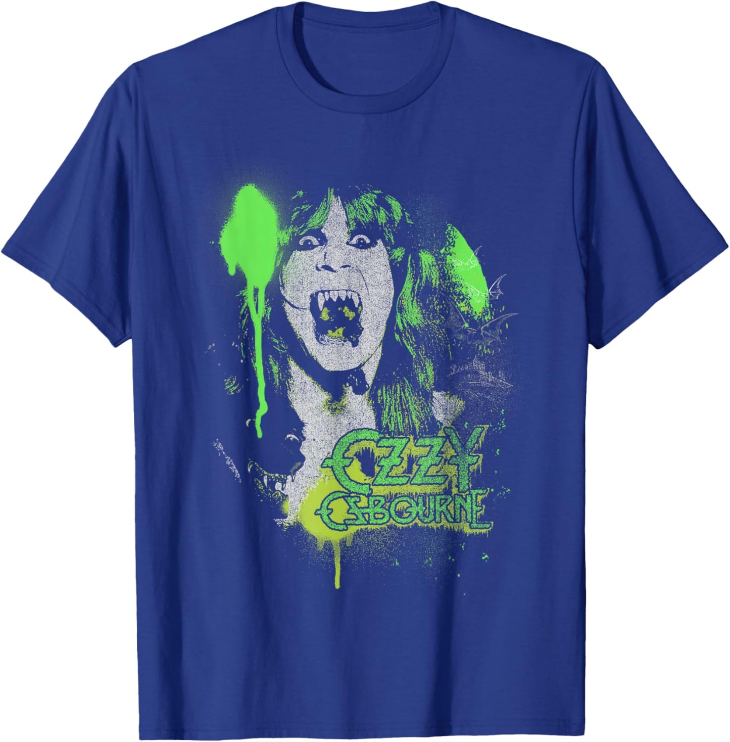 Ozzy Osbourne Speak Vintage Spray T-Shirt - T-Shirt | Royal