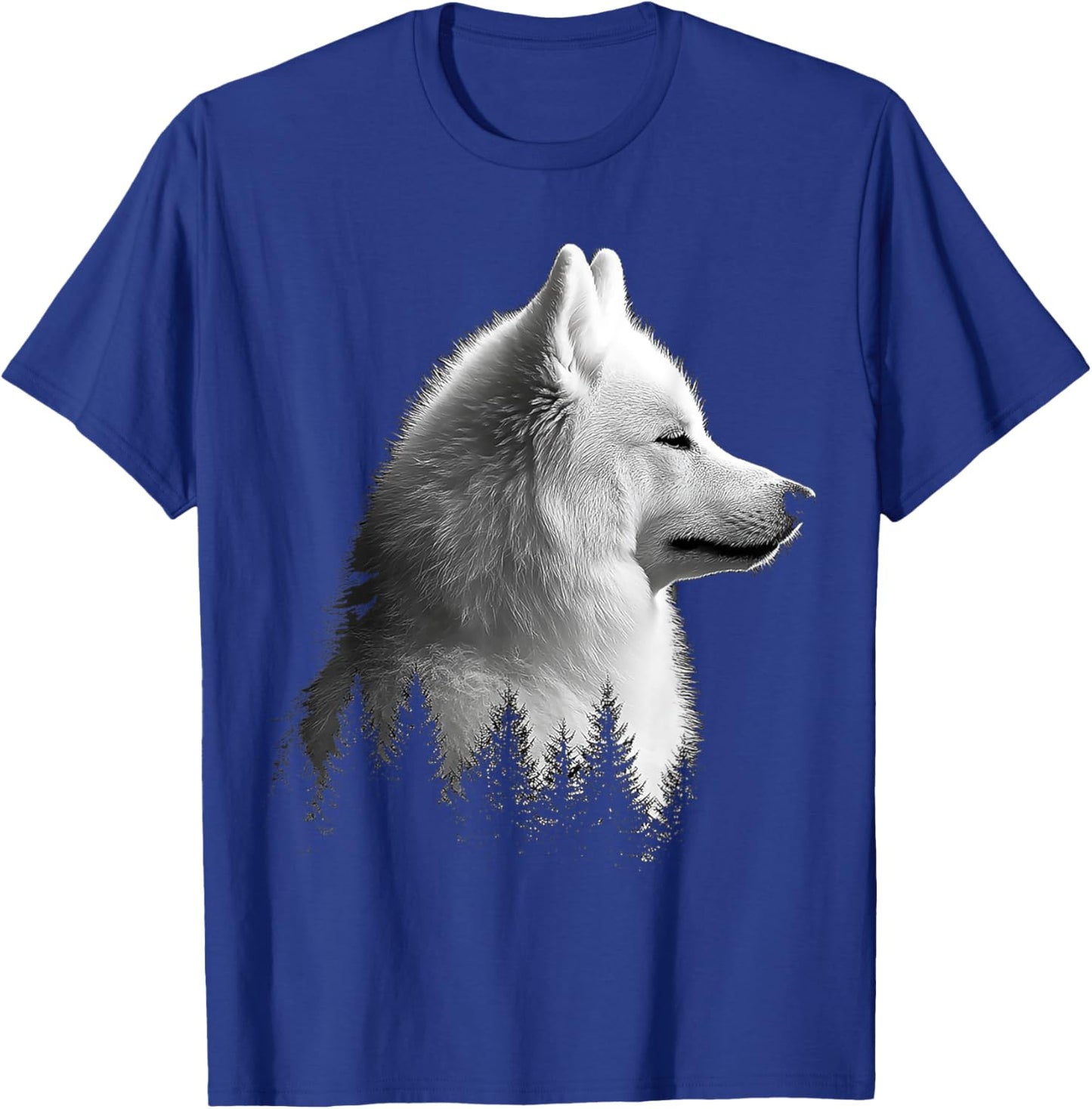 Samoyed Dog Graphic Pet Illustration Samoyed Men Women Kids T-Shirt - T-Shirt | Royal