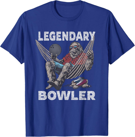 Funny Bowling Bowler Legendary Saying T-Shirt - T-Shirt | Royal