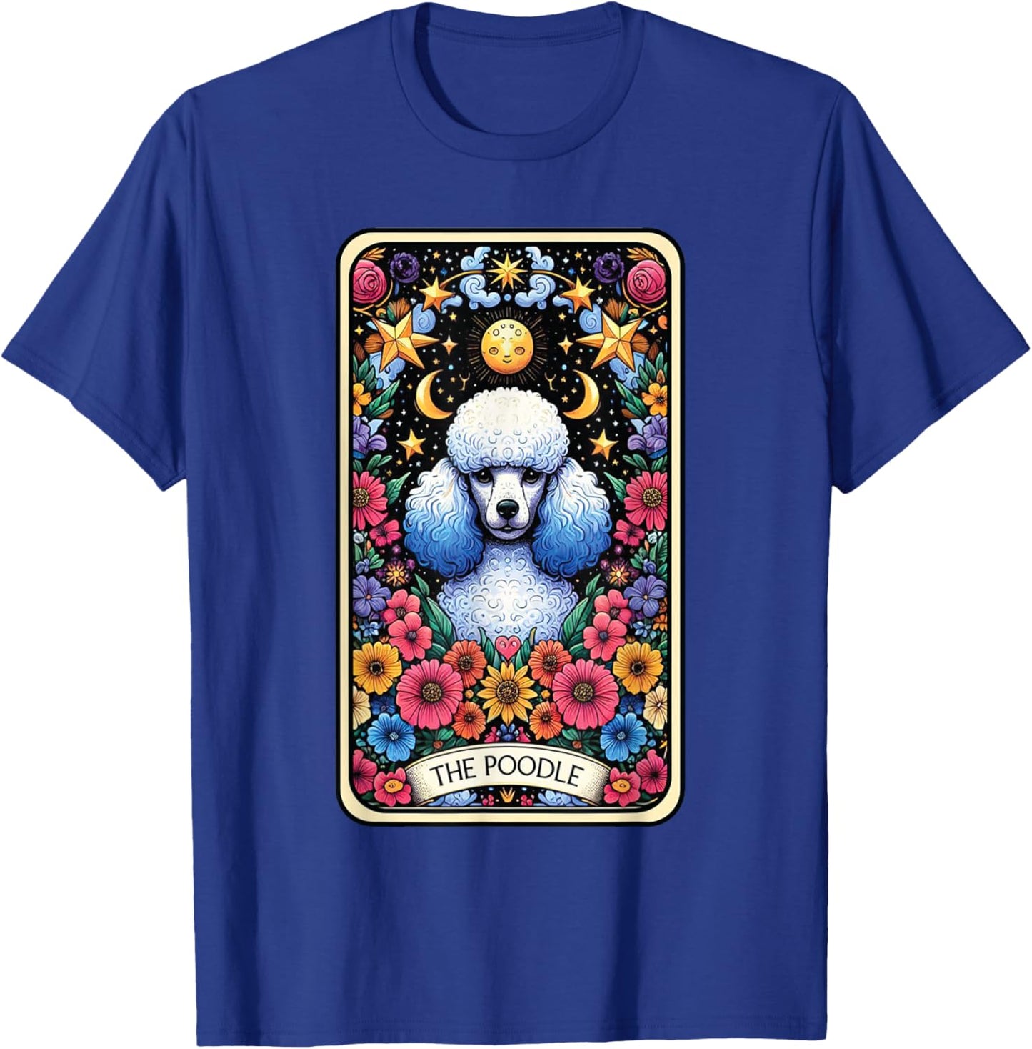 The Poodle Dog Tarot Card T-Shirt - T-Shirt | Royal