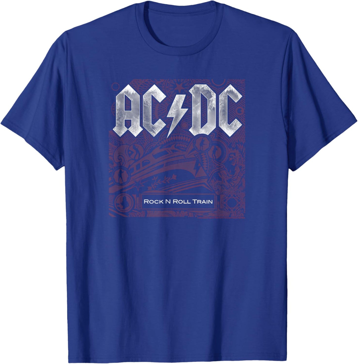 AC/DC - Rock n Roll Train T-Shirt - T-Shirt | Royal