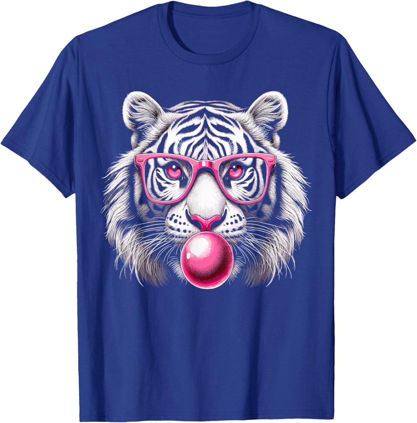 Tiger Wild Animal Cute Tiger T-Shirt - T-Shirt | Royal
