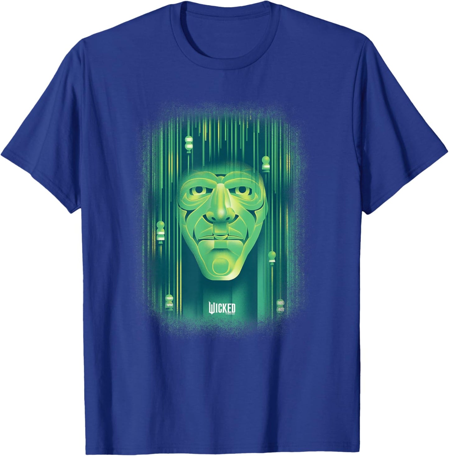 Wicked Wizard Face Emerald City T-Shirt - T-Shirt | Royal