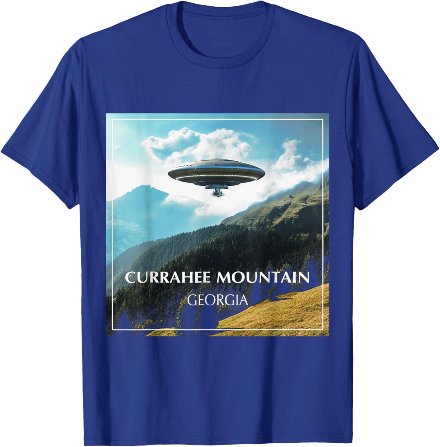 Currahee Mountain Georgia T-Shirt - T-Shirt | Royal
