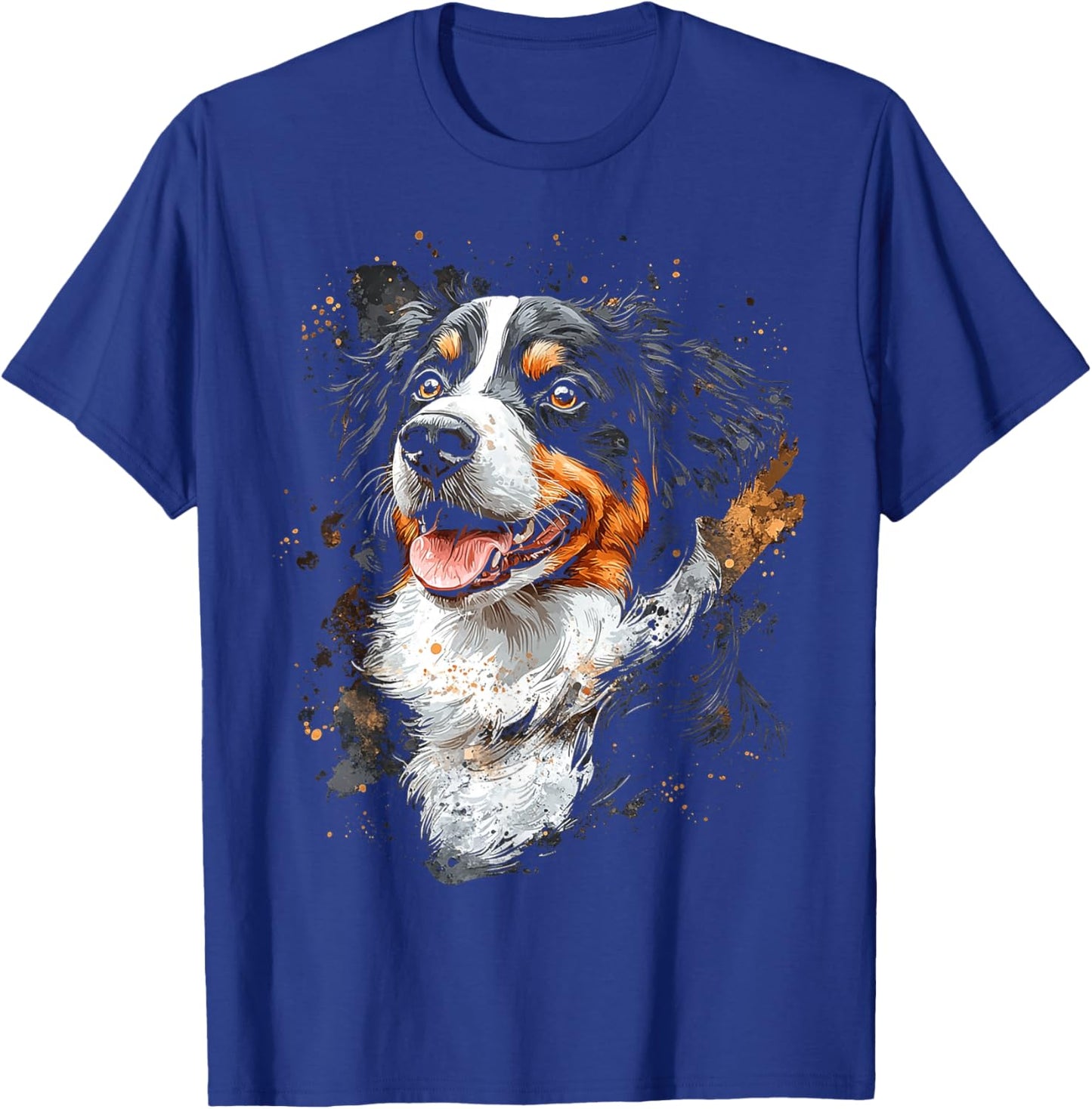 Australian Shepherd Dog Motif Pet Australian Shepherd Men Women Kids T-Shirt - T-Shirt | Royal