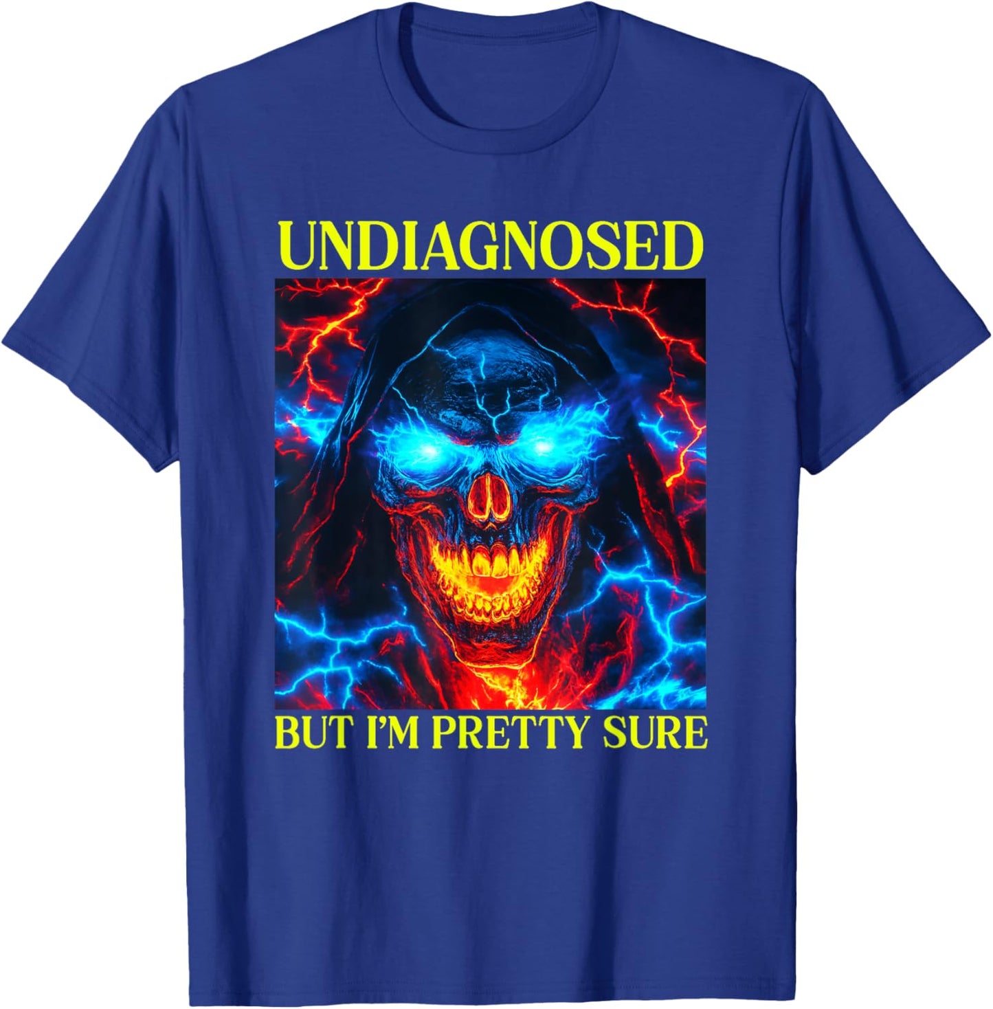 Autism Skeleton Meme T-Shirt - T-Shirt | Royal