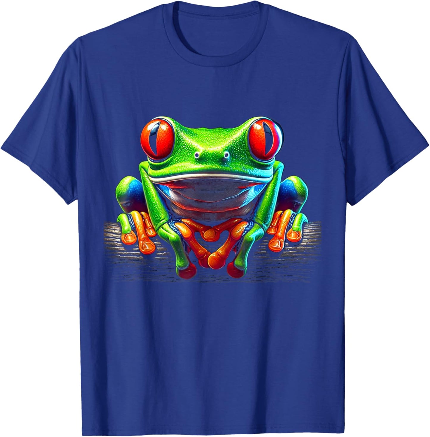 Green Body Red Eyed Tree Frog Rainforest Amphibian T-Shirt - T-Shirt | Royal