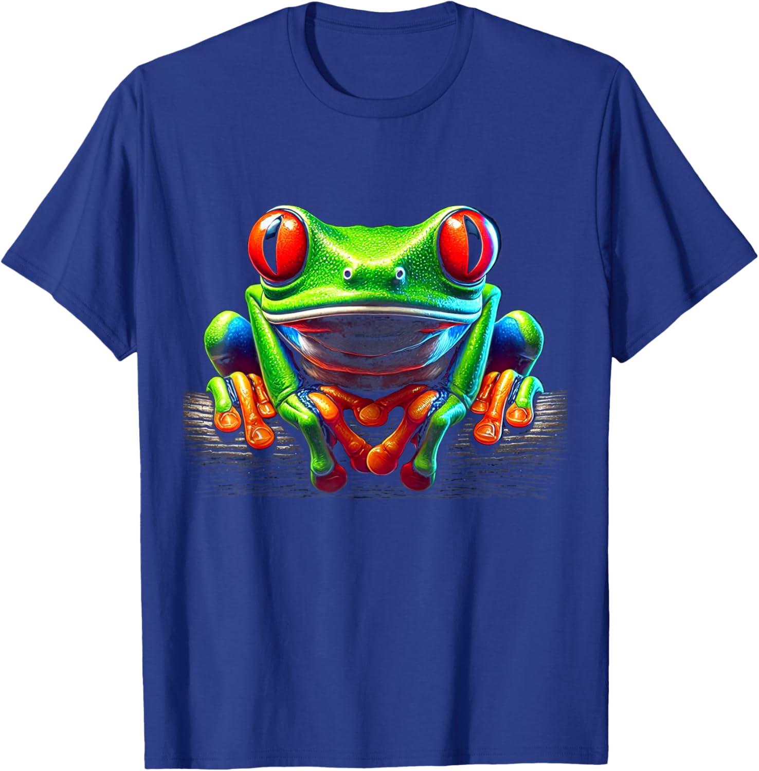 Green Body Red Eyed Tree Frog Rainforest Amphibian T-Shirt - T-Shirt | Royal