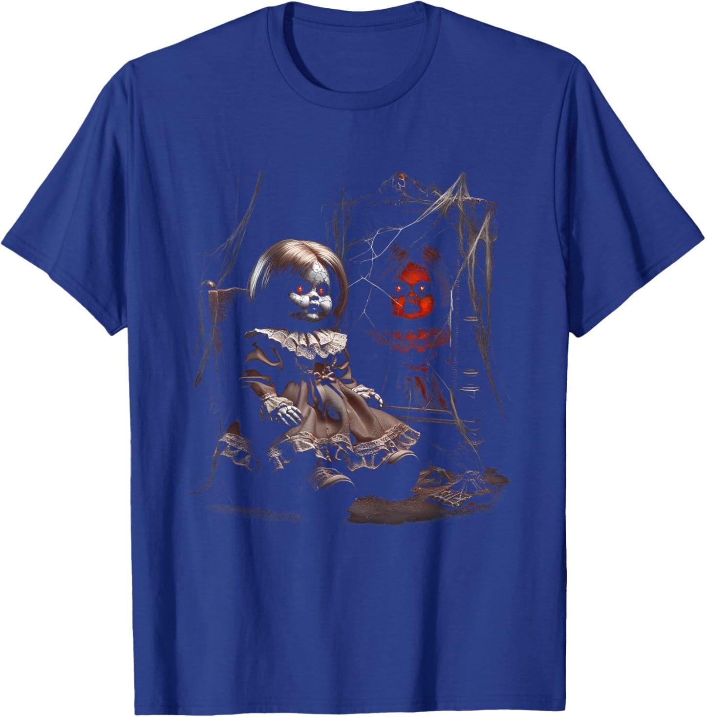 Murder Doll Halloween Killer Puppet Creepy T-Shirt - T-Shirt | Royal