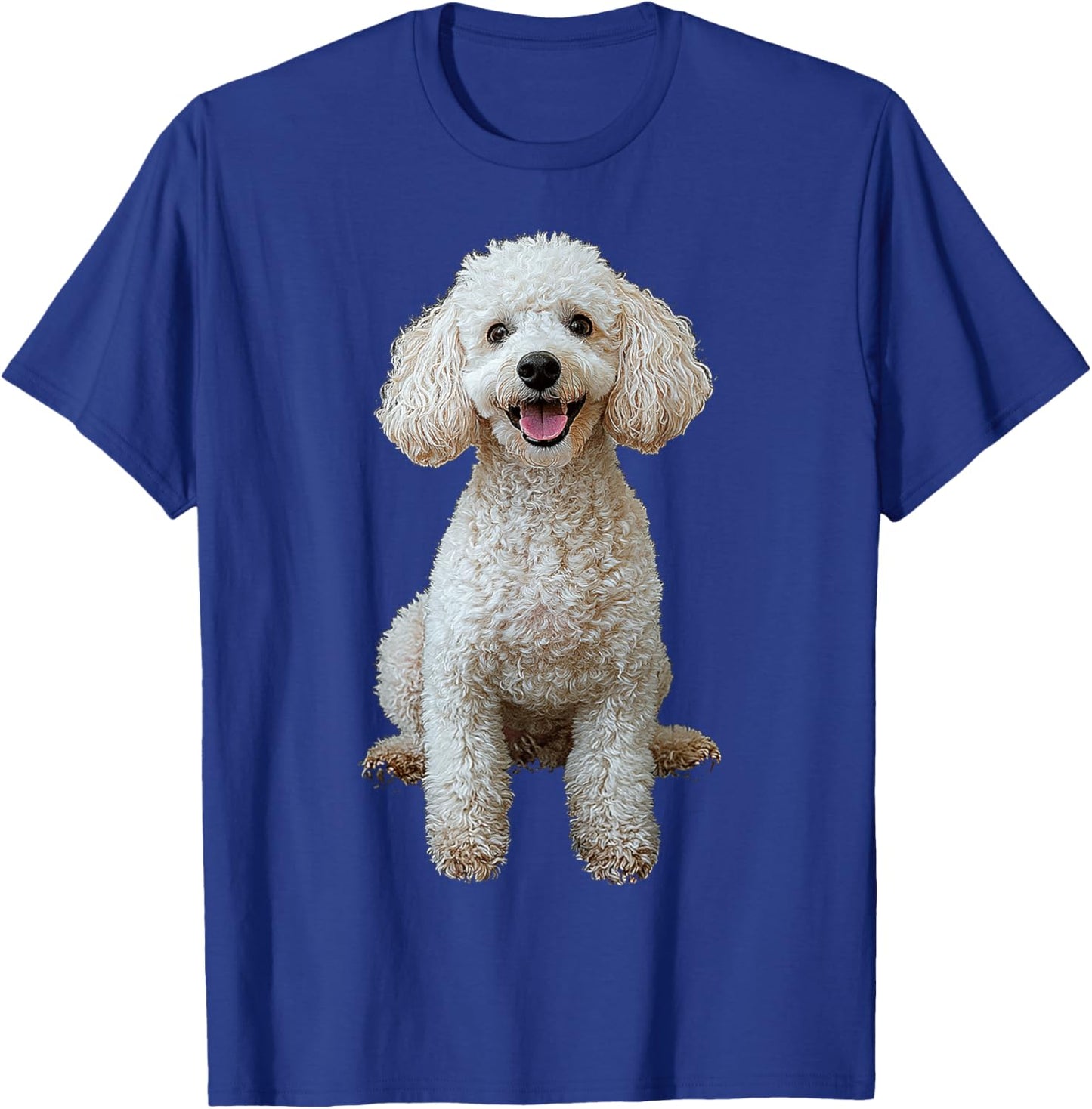 Poodle Dog Motif Pet Illustration Poodle Men Women Kids T-Shirt - T-Shirt | Royal