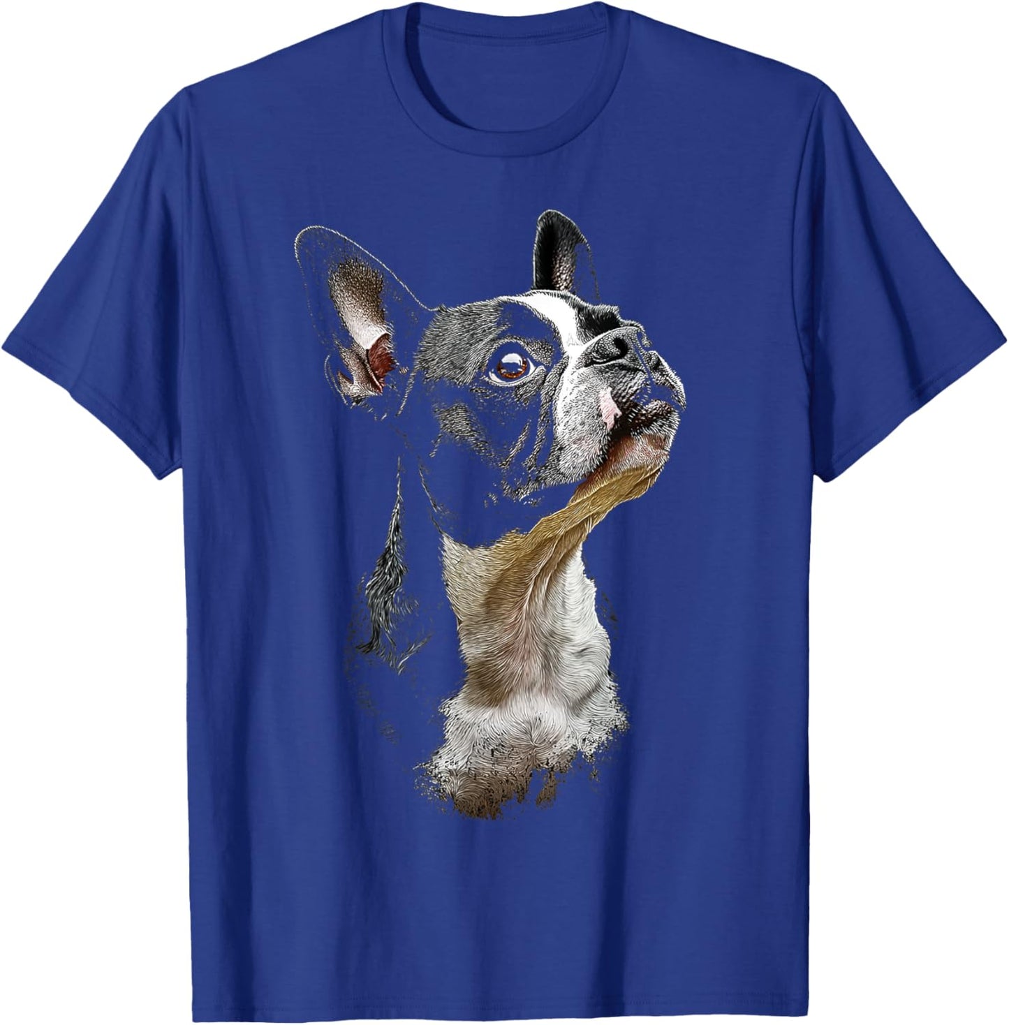 Boston Terrier Dog Graphic Pet Art Boston Terrier Women Kids T-Shirt - T-Shirt | Royal