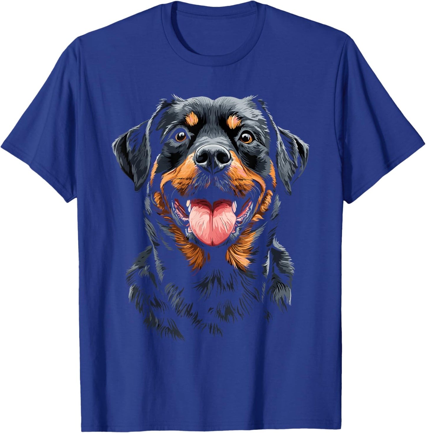 Rottweiler Face T-Shirt - T-Shirt | Royal