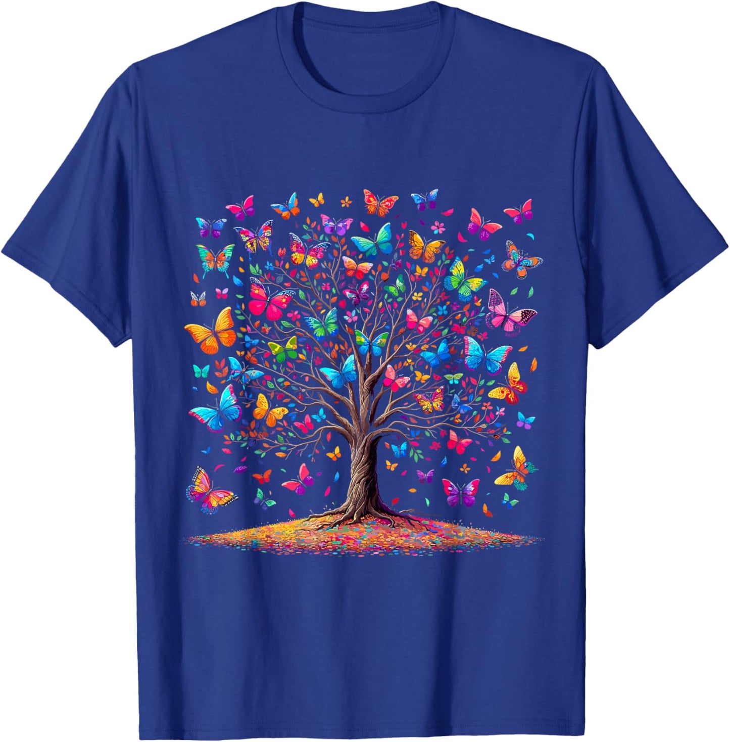 Butterfly Tree T-Shirt - T-Shirt | Royal