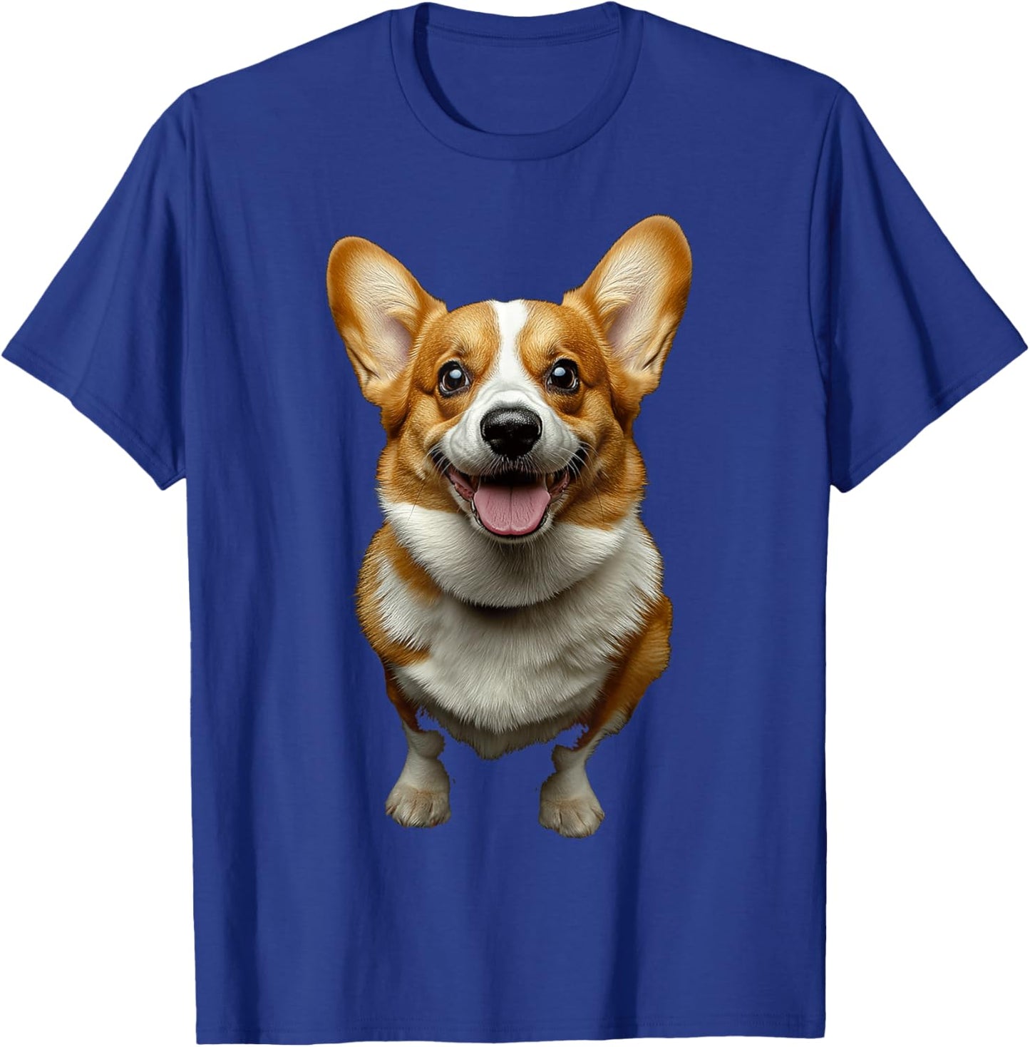 Pembroke Welsh Corgi Dog Motif Pet Artwork T-Shirt - T-Shirt | Royal