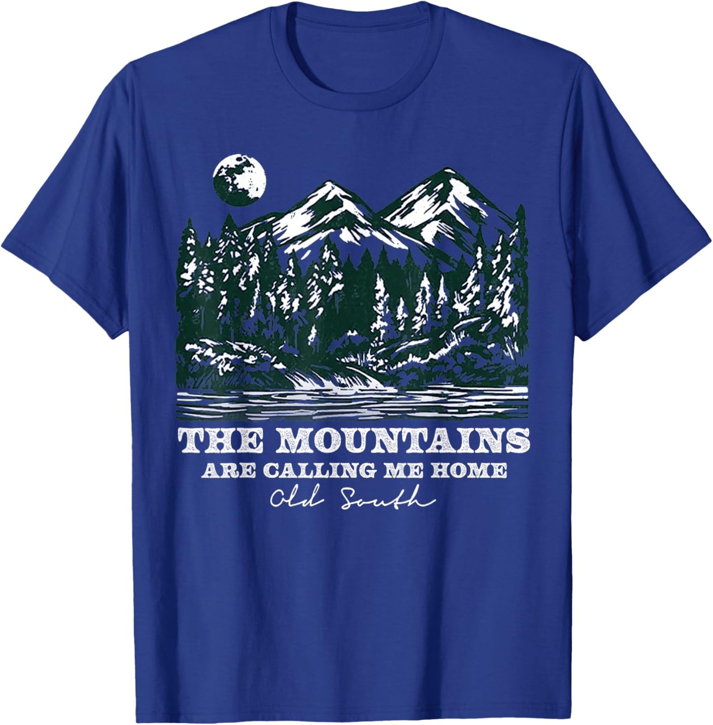 The Mountains Are Calling Me Home T-Shirt - T-Shirt | Royal