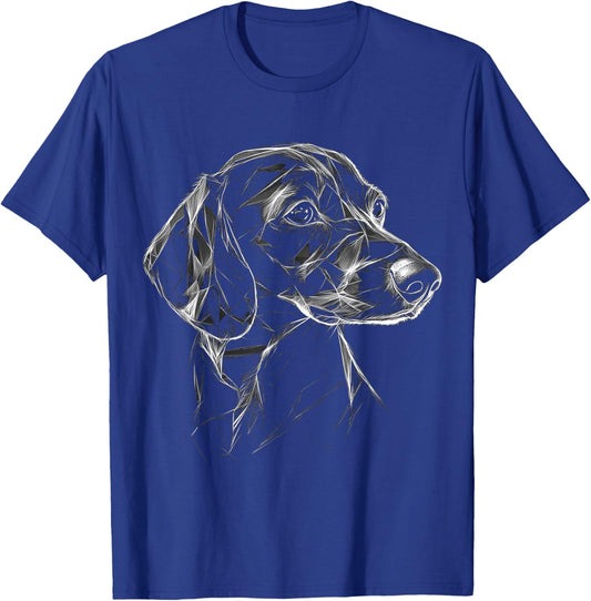 Dachshund Dog Motif Pet Art Dachshund Men Women Kids T-Shirt - T-Shirt | Royal