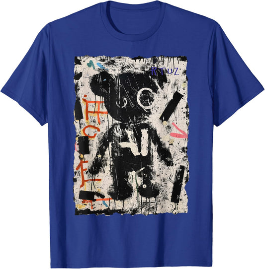 Aesthetic Clothes Streetwear Fashion Women Men Teddy Bear T-Shirt - T-Shirt | Royal