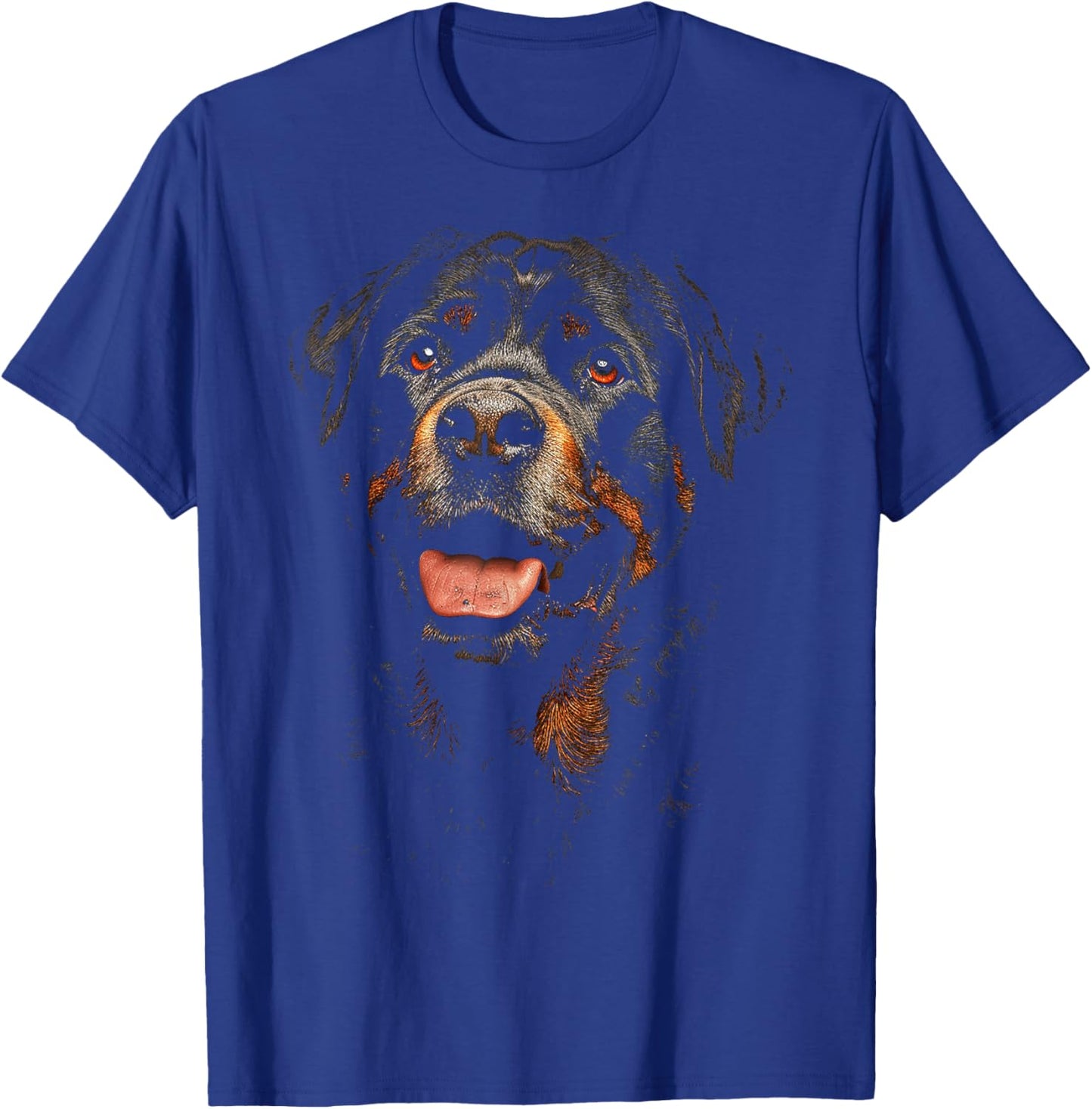 Rottweiler Dog Motif Pet Illustration Rottweiler T-Shirt - T-Shirt | Royal