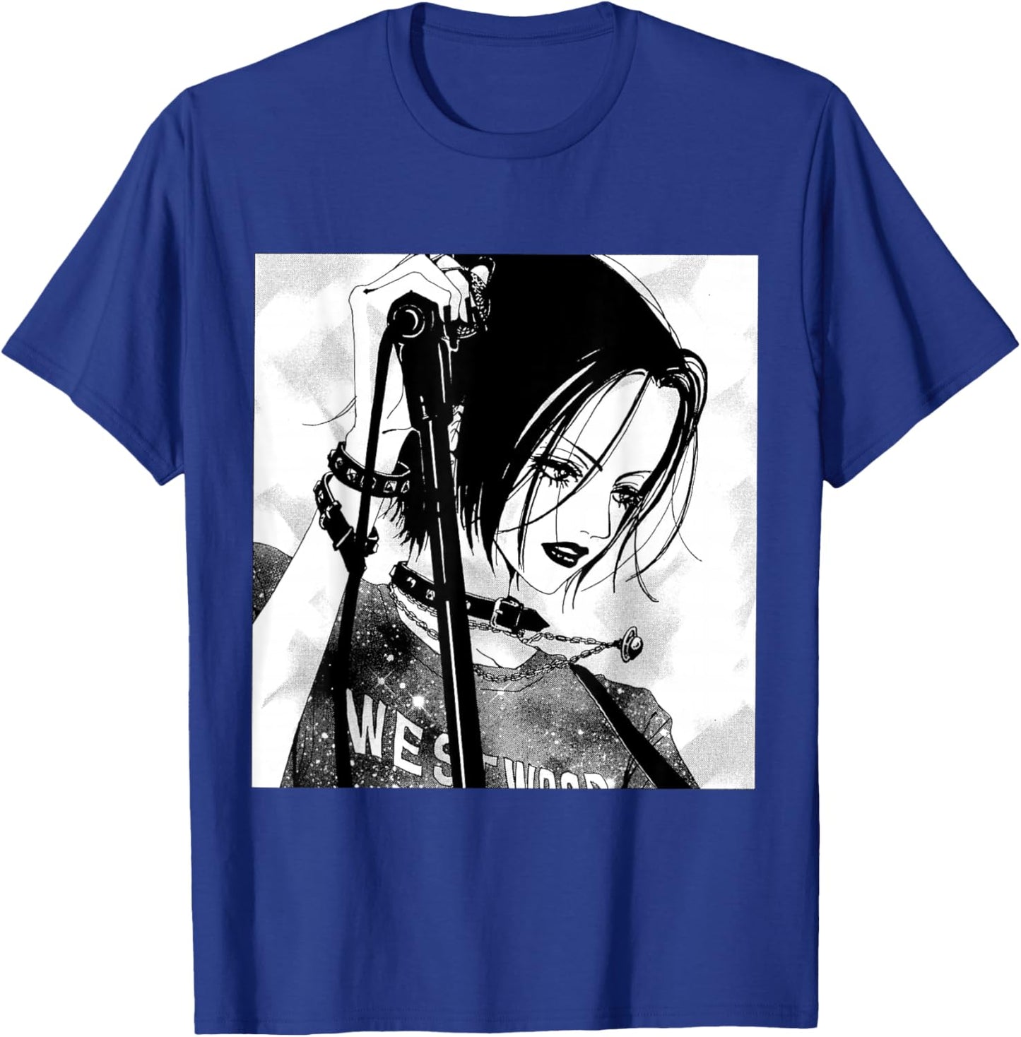 Anime Gothic Girl Aesthetic Soft Grunge Waifu Japanese Otaku T-Shirt - T-Shirt | Royal