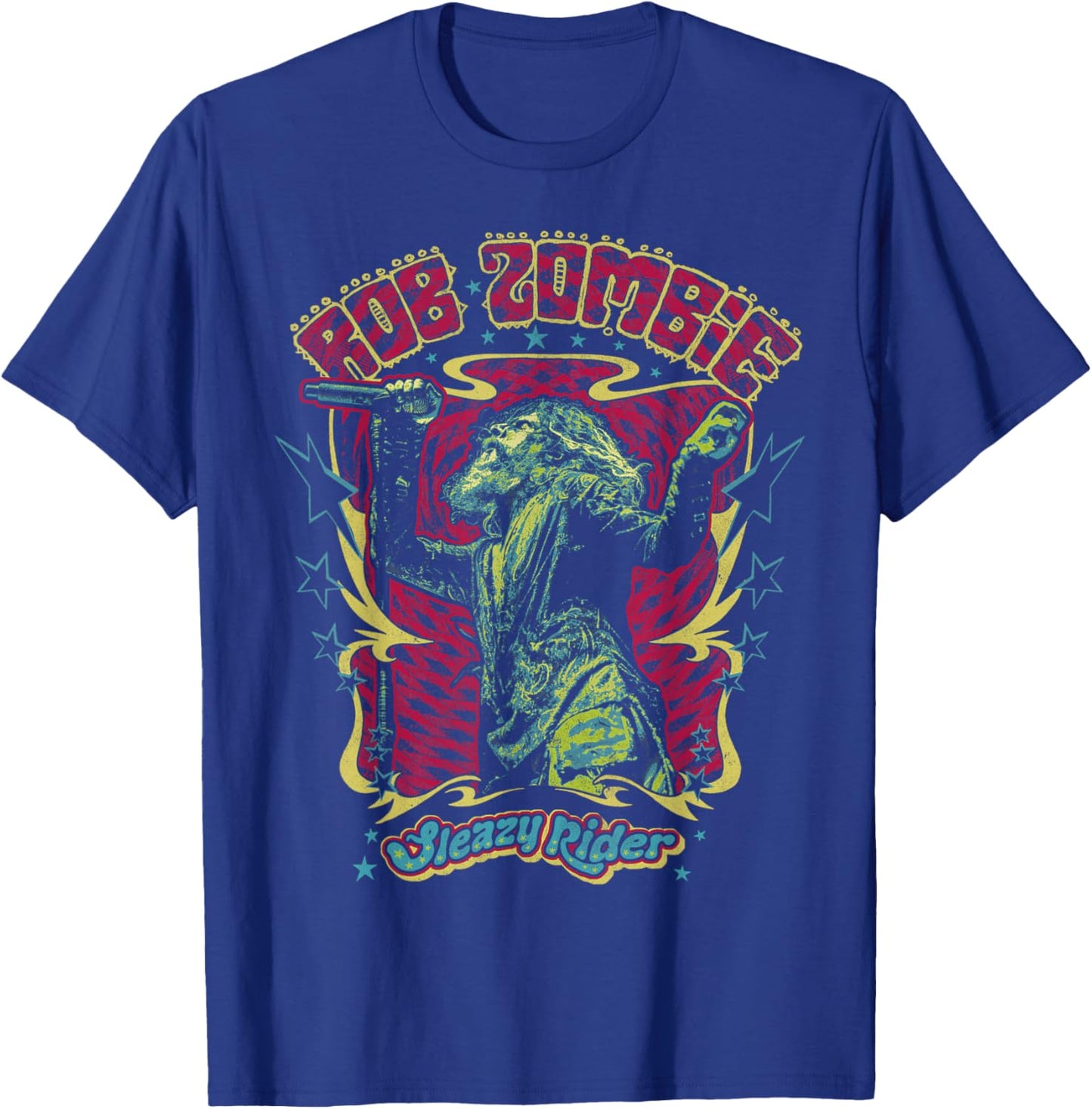 Rob Zombie – 70's Sleazy Rider T-Shirt - T-Shirt | Royal