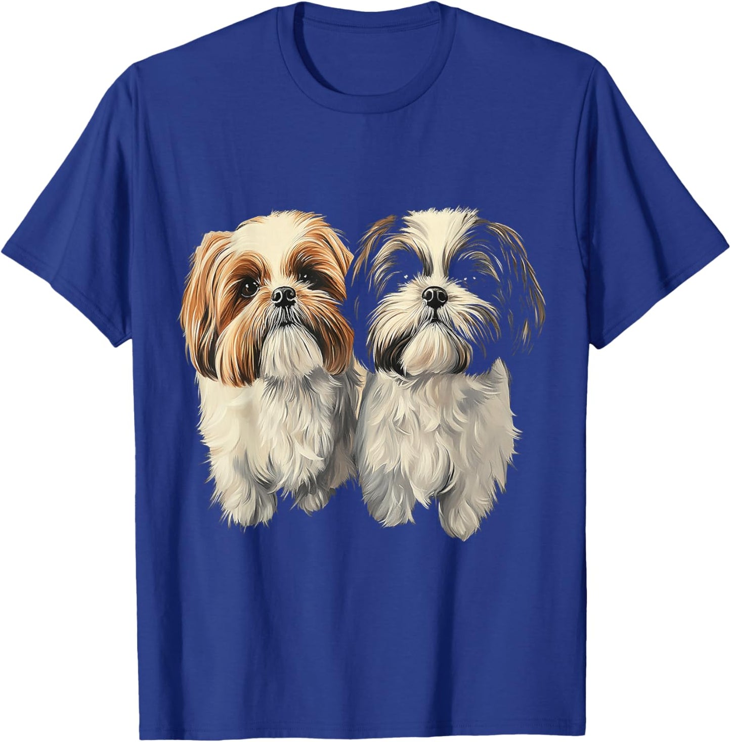 Shih Tzu Dog Motif Pet Artwork Shih Tzu T-Shirt - T-Shirt | Royal