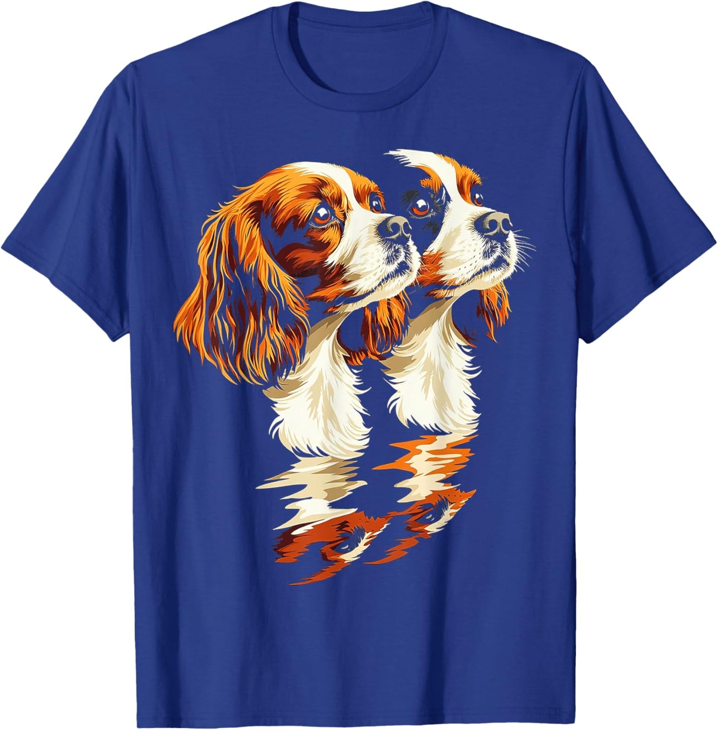 Cavalier King Charles Spaniel Dog Graphic Pet Artwork Men Women Kids T-Shirt - T-Shirt | Royal