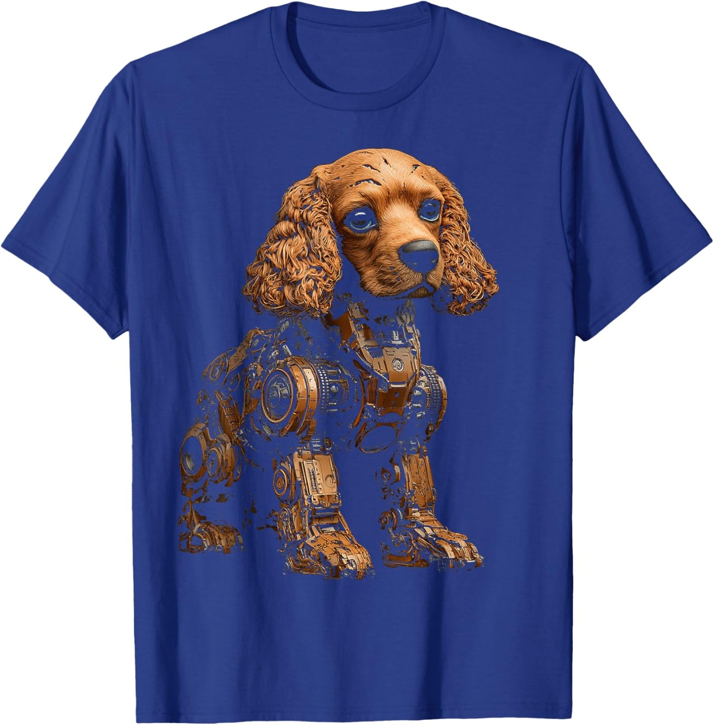 Cocker Spaniel Dog Pet Artwork Blue Eyes Cocker Spaniel Women Kids T-Shirt - T-Shirt | Royal