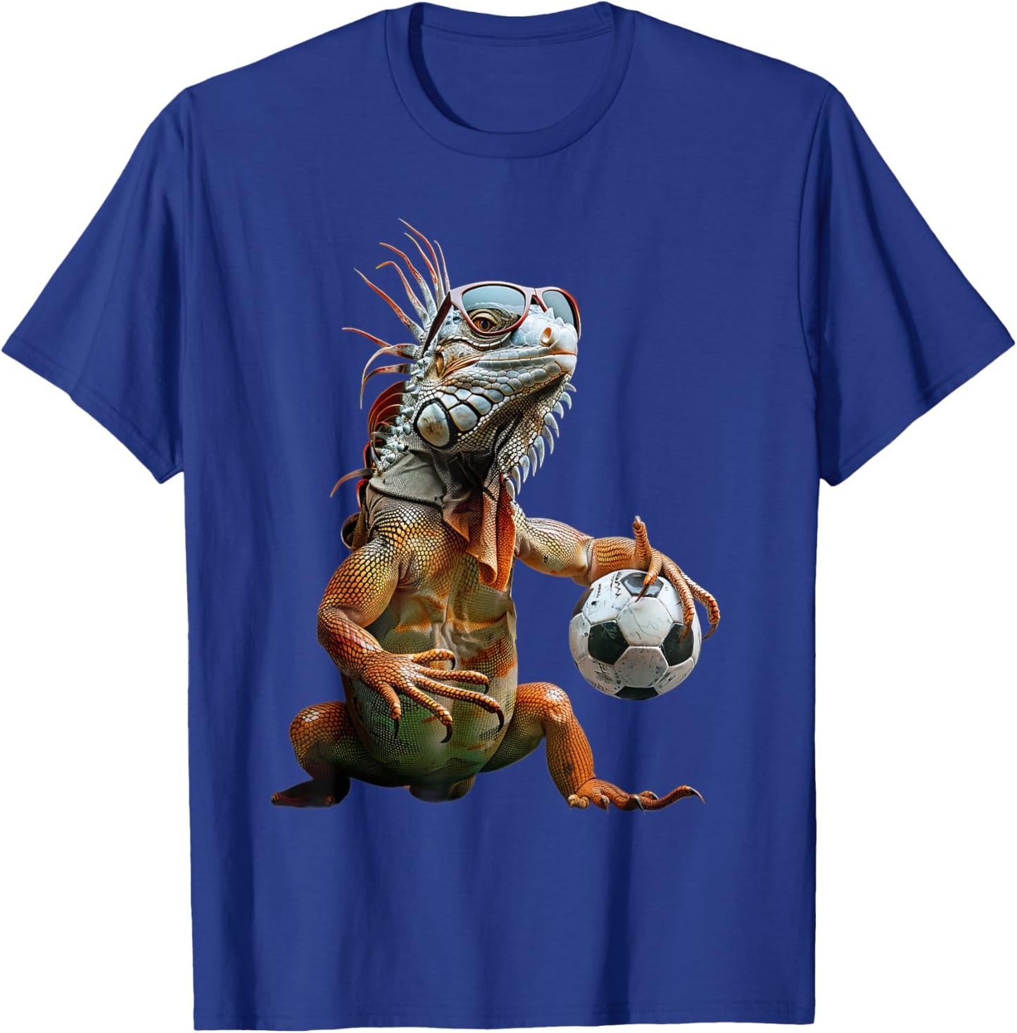 Iguana Soccer T-Shirt - T-Shirt | Royal