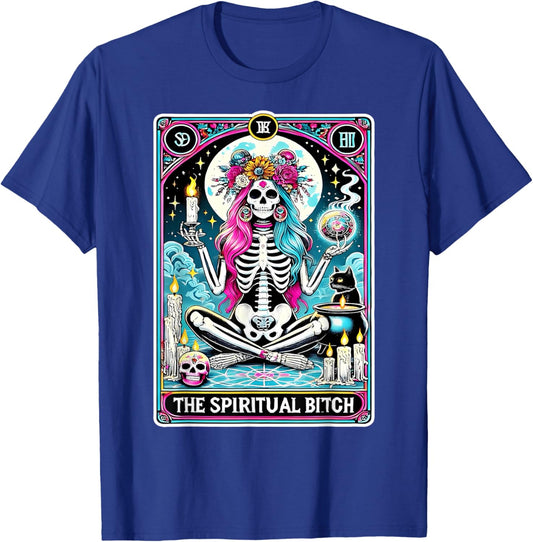 The Spiritual Bitch Tarot Card T-Shirt - T-Shirt | Royal