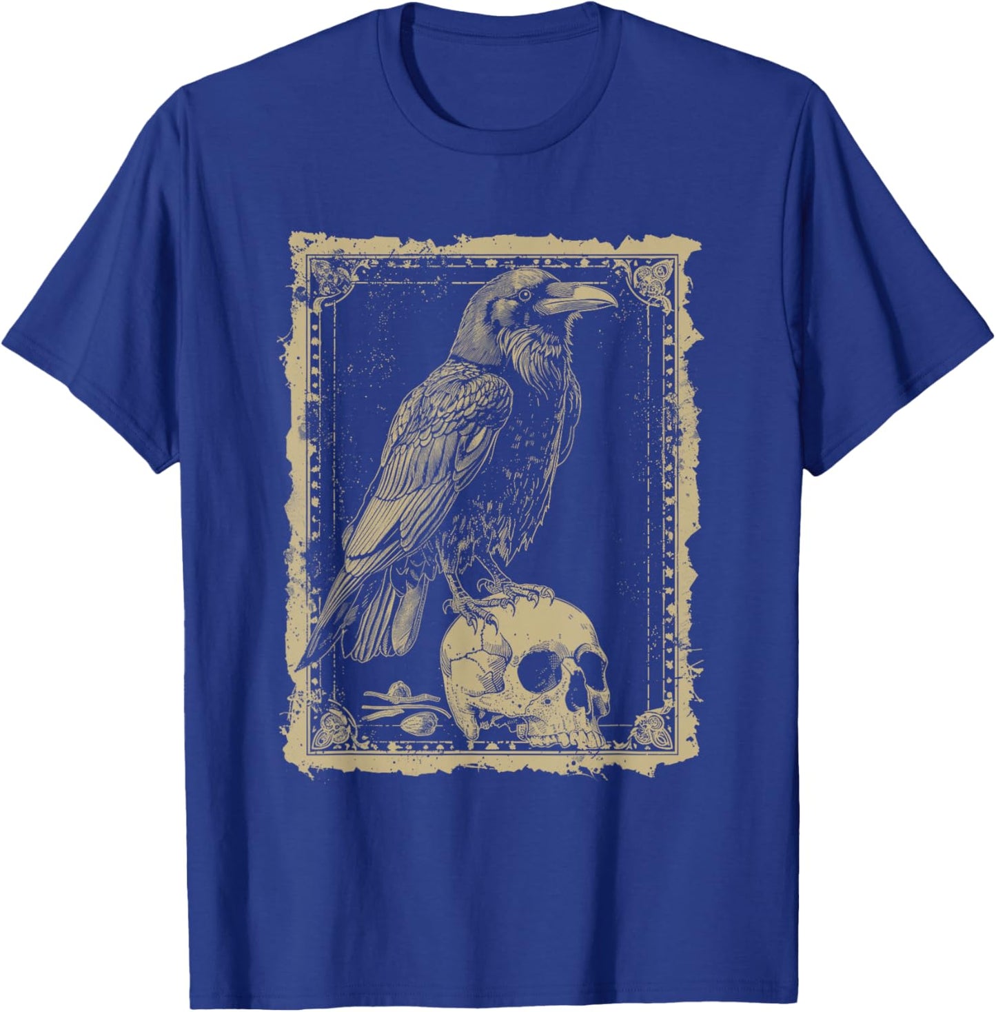 Tarot Card Raven T-Shirt - T-Shirt | Royal