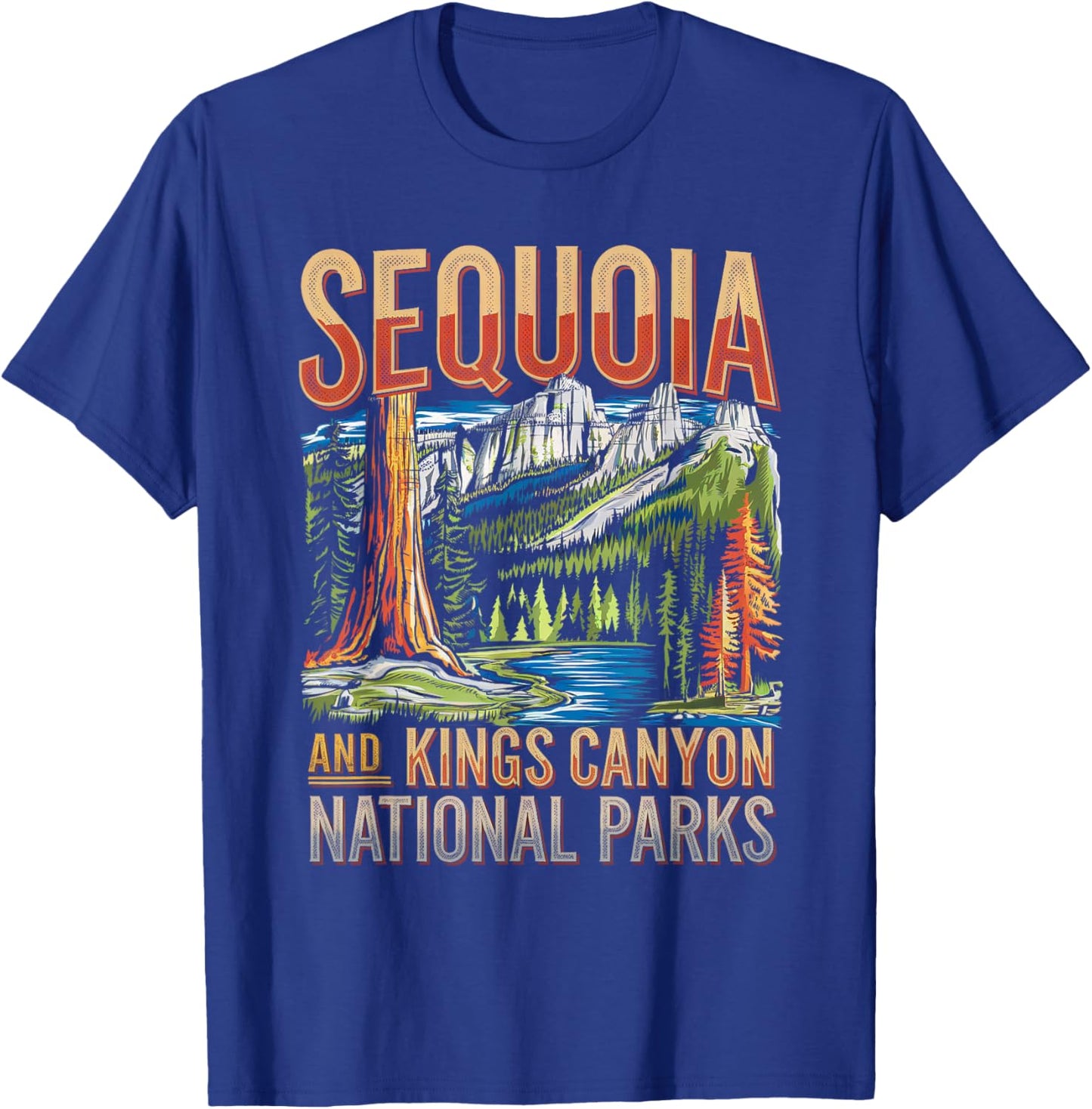 Sequoia and Kings Canyon National Park Adventure Boys Girls T-Shirt - T-Shirt | Royal