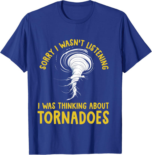 Tornado Funny Storm Chaser Birthday Weather Twister Men Kids T-Shirt - T-Shirt | Royal