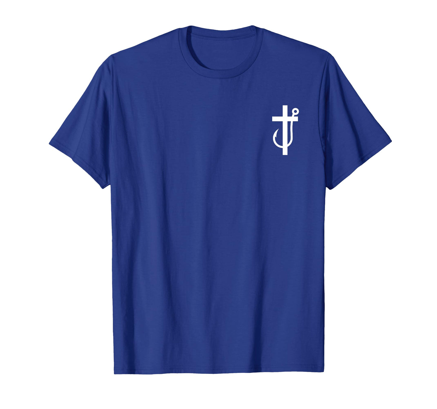 Minimalist Minimal Christian Fishing Fisherman Christian God T-Shirt