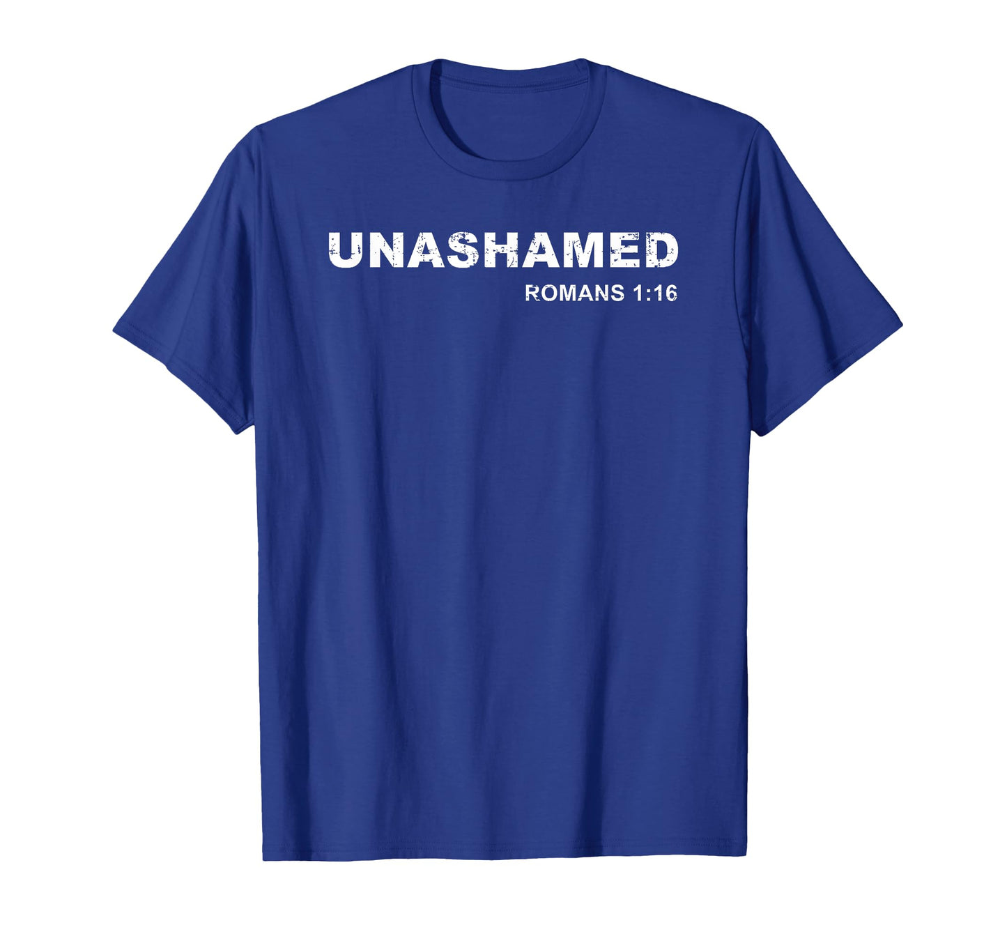 Unashamed Romans 1:16 Christian Tee Bible Study Lover T-Shirt