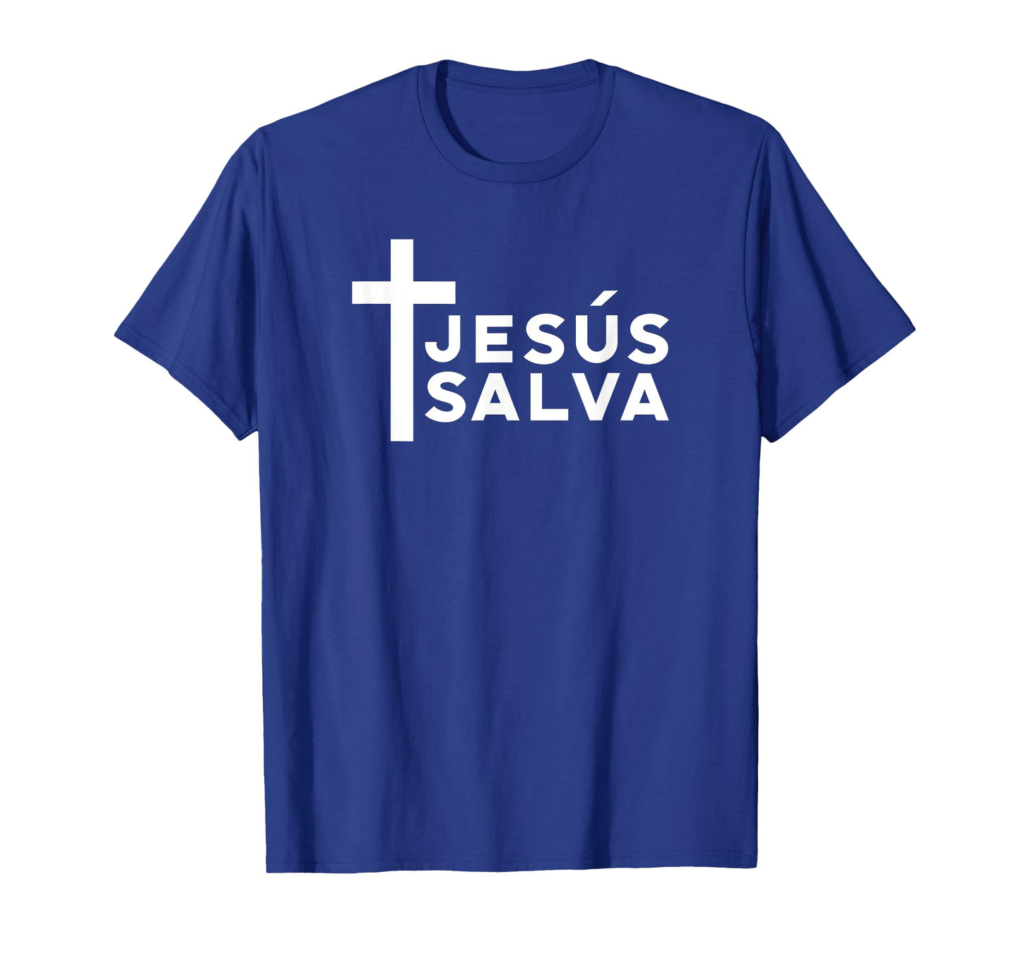 Jesus Saves Minimal Christian Spanish Language T-Shirt