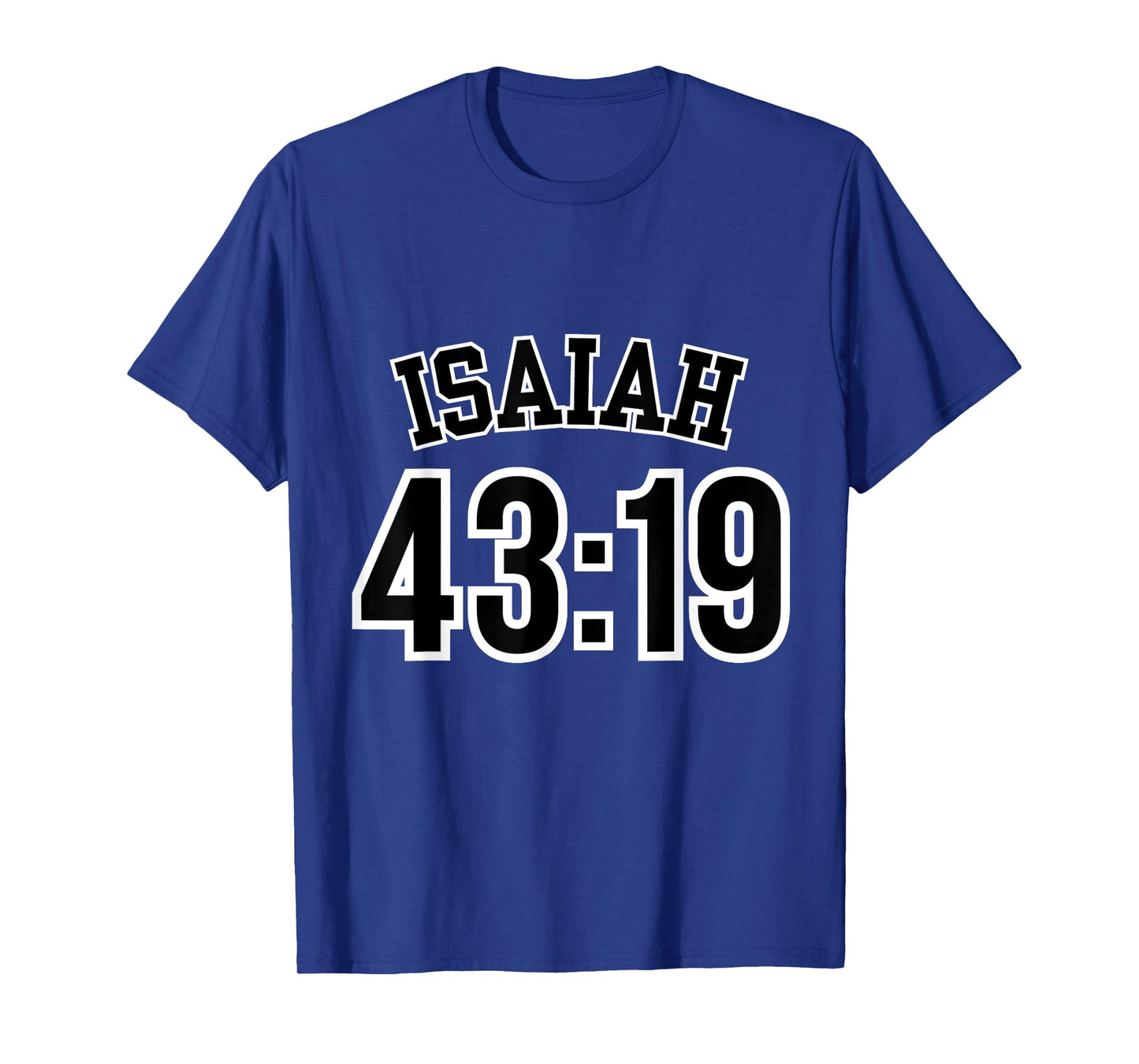 Isaiah 43:19 Sports Jersey Christian Scripture Verse Design T-Shirt