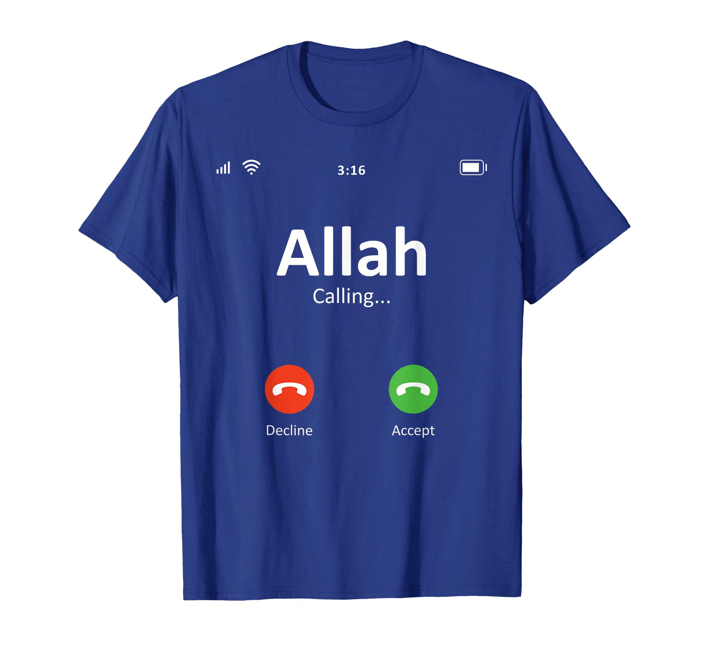 Allah Calling God Islamic Religion Ramadan Muslim T-Shirt