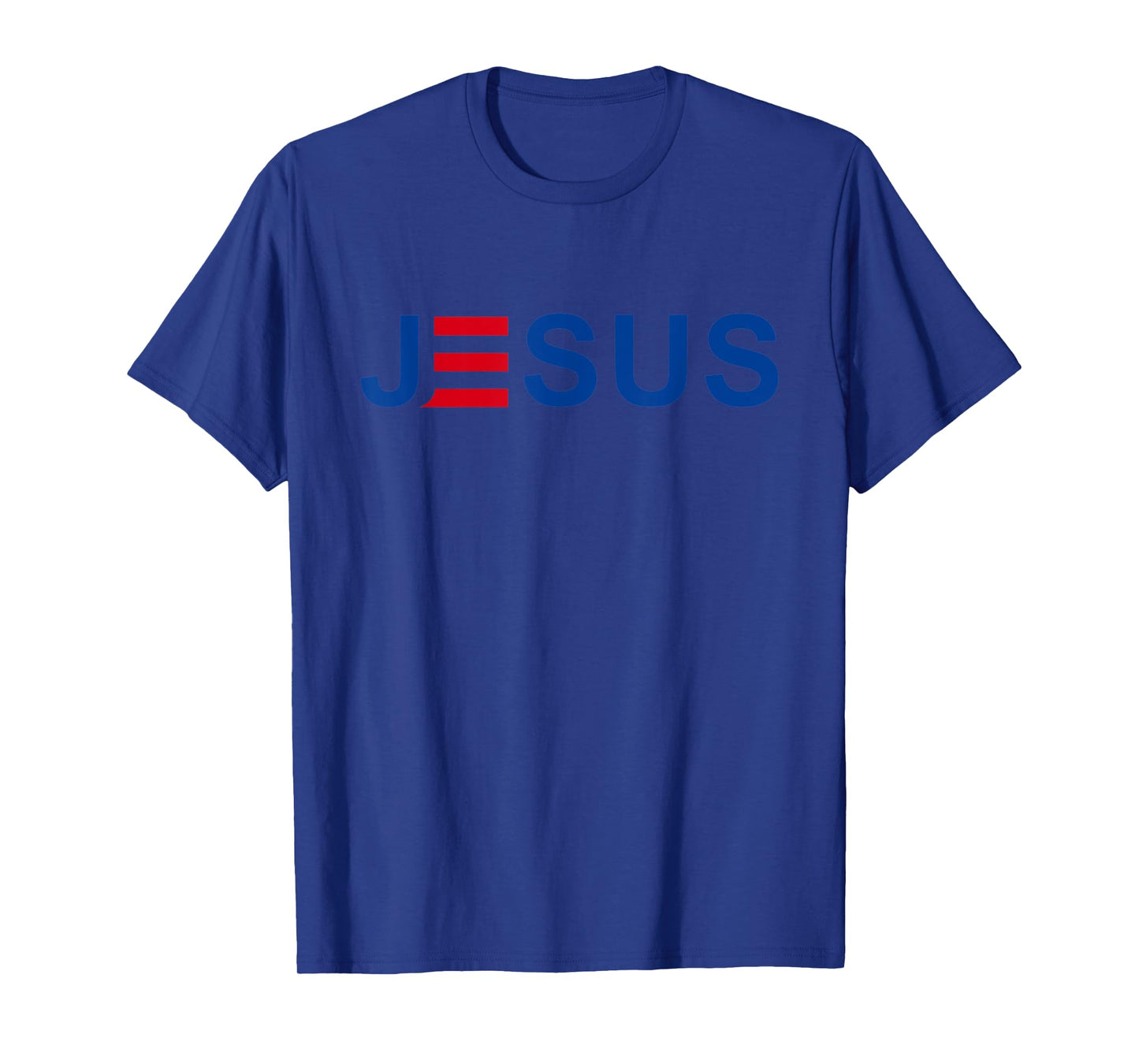 JESUS - Patriotic Christian Faith in God, Red White and Blue Women Kids Men T-Shirt