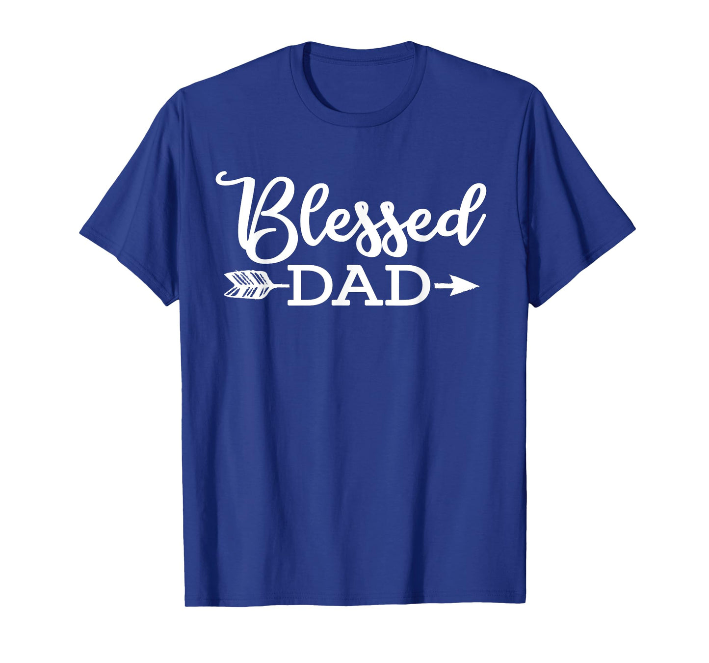 Blessed Dad Religious Jesus Christian Faith Church Papa Gift T-Shirt