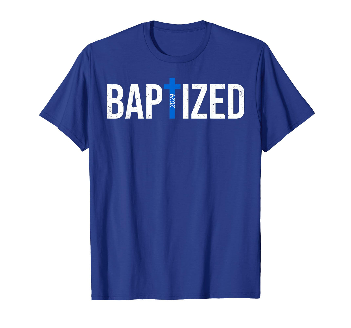 Baptized 2024 Christian Water Baptism Church Group Christ T-Shirt