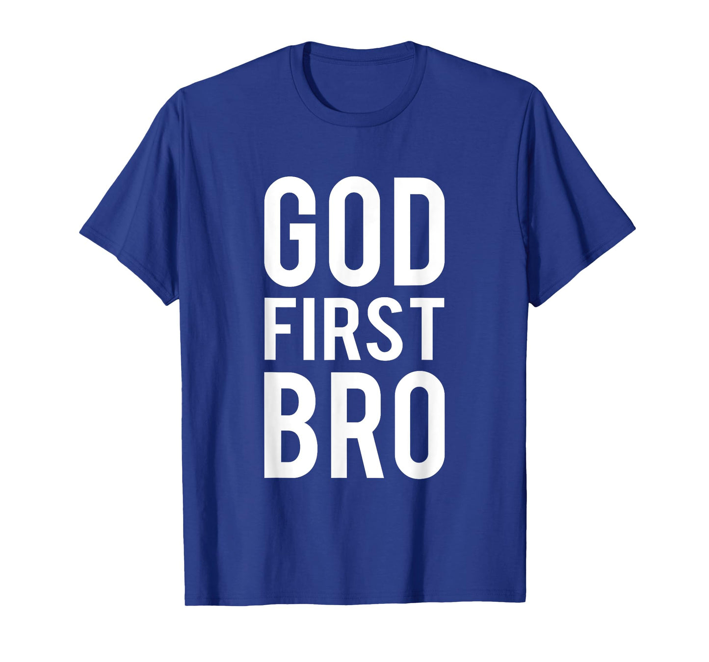 God First Bro Religious God Jesus Christian Faith Cross Lion T-Shirt