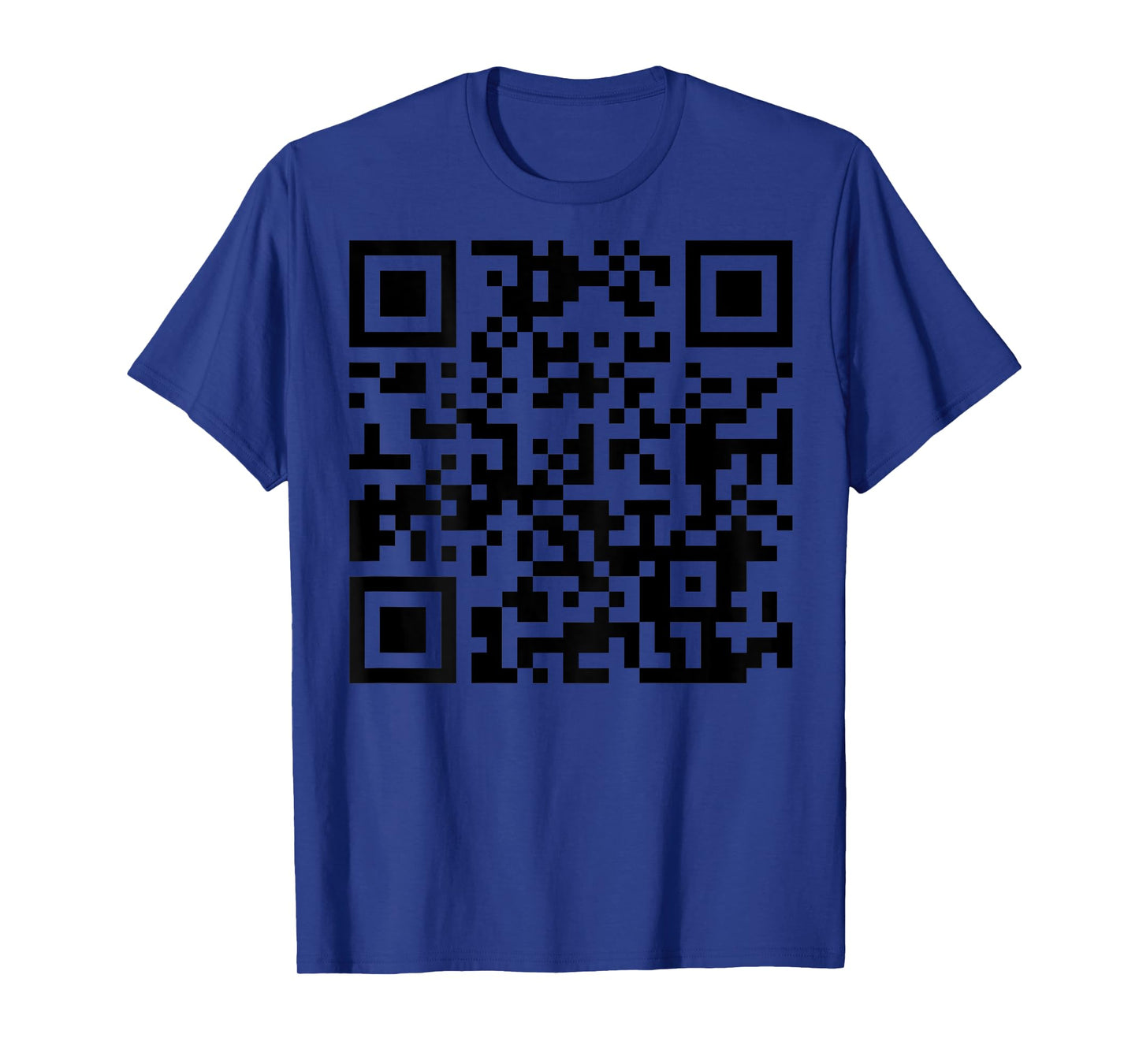 (On Back) Funny QR Fck Off Code Saying Quote For Men Women T-Shirt