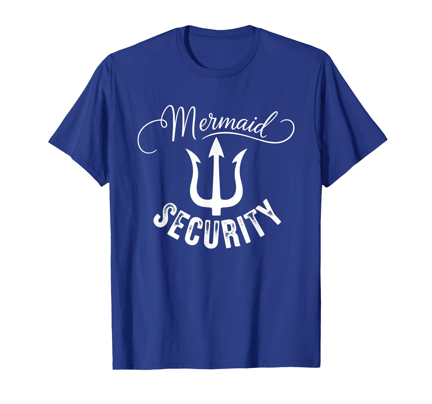 Mermaid Birthday Security Party Outfit Dad T-Shirt