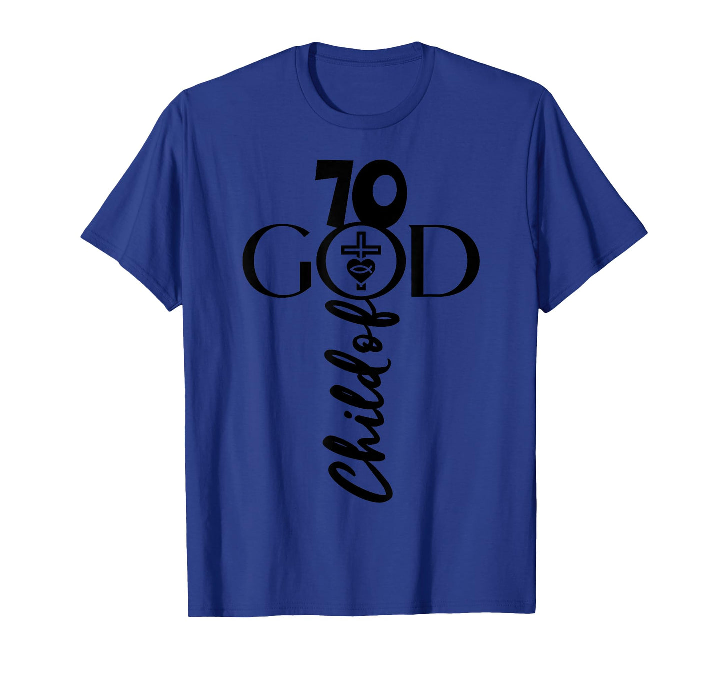 Christ GOD 70 Years Jesus 70th Birthday T-Shirt