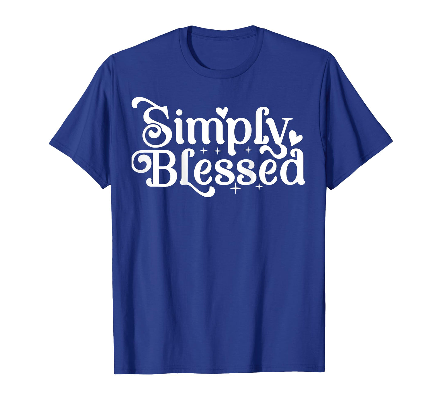 Blessed Beyond Measure Simply Blessed Blessing ART ON BACK T-Shirt