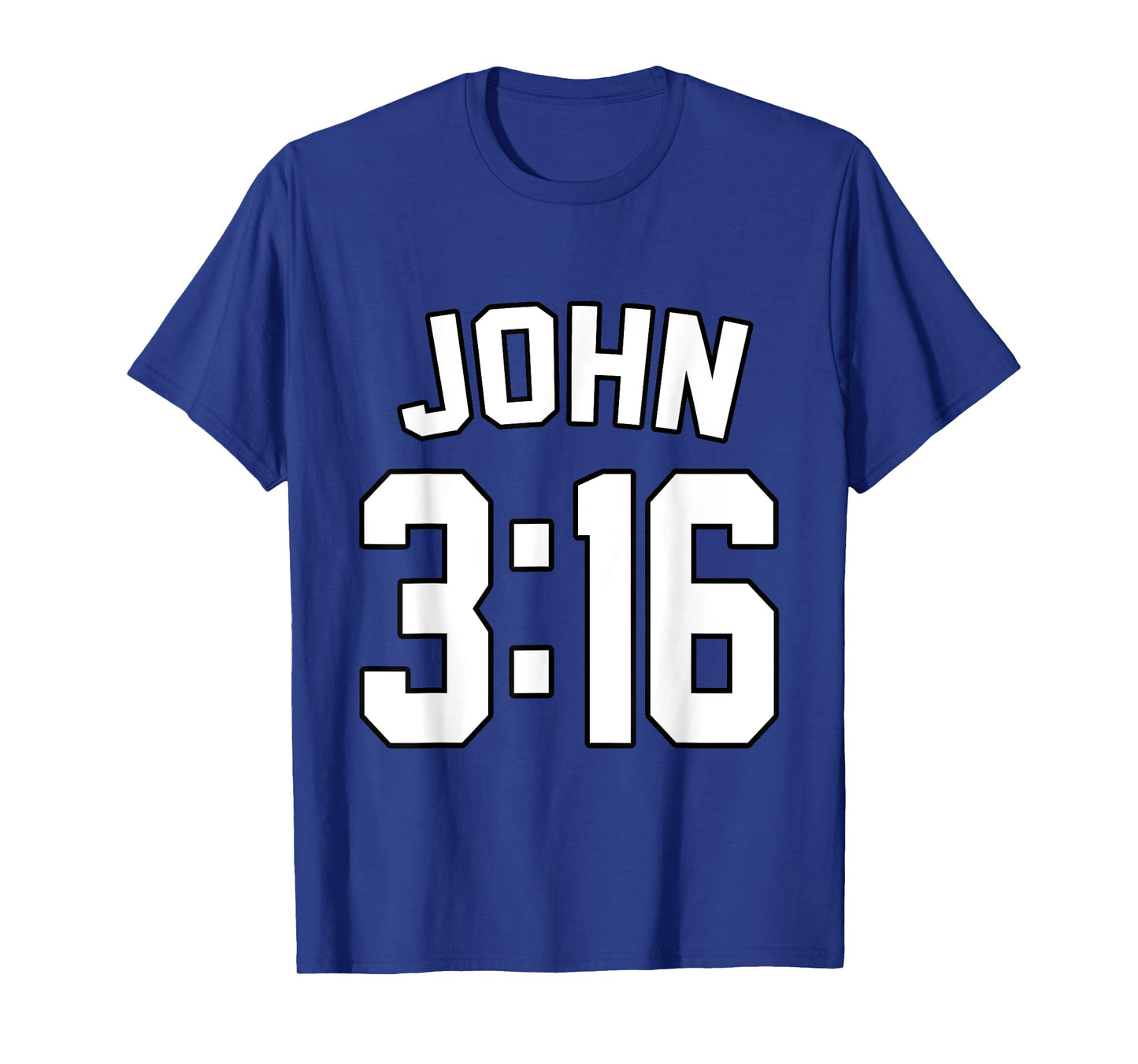 John 3:16 Sports Jersey Christian Faith Motivation Apparel T-Shirt