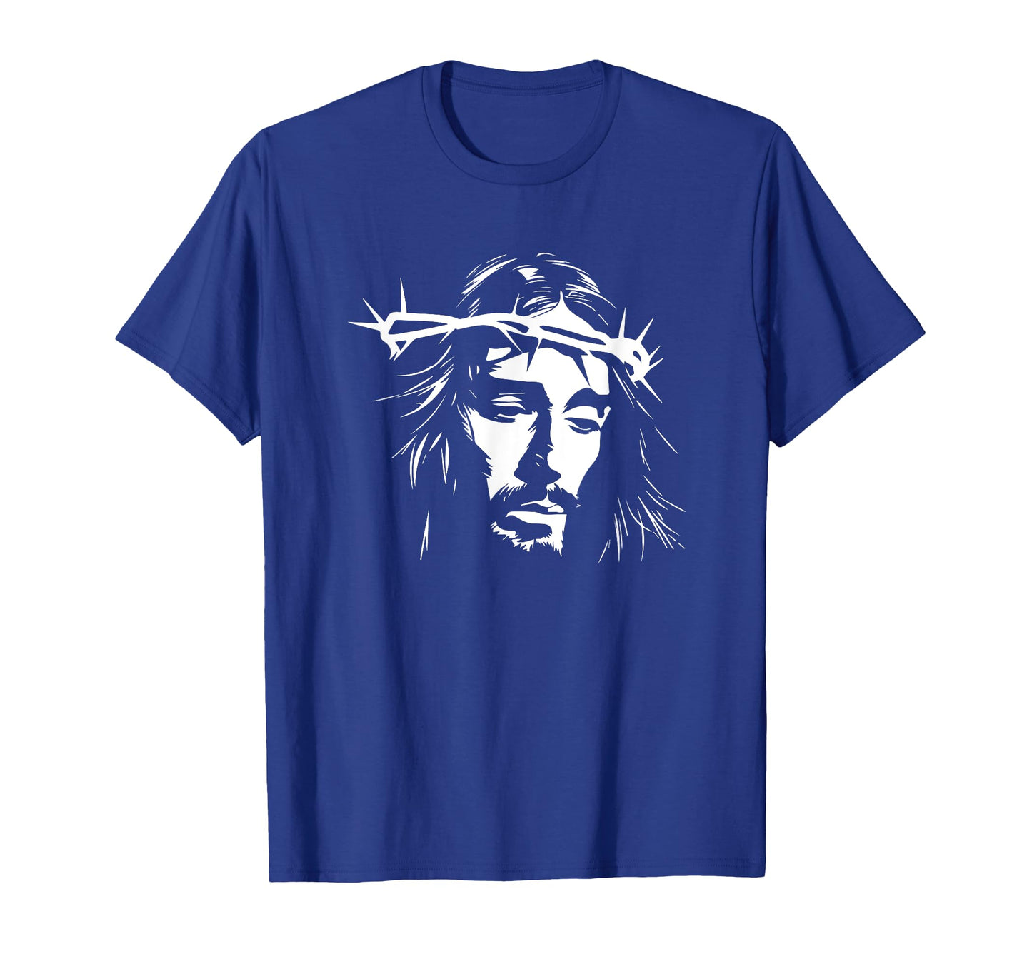 Jesus Christ Design Unisex-Adult T-Shirt, Black, Small, Short Sleeve, Modern, Classic, Casual, Vacation, Cotton 65% Polyester 35%