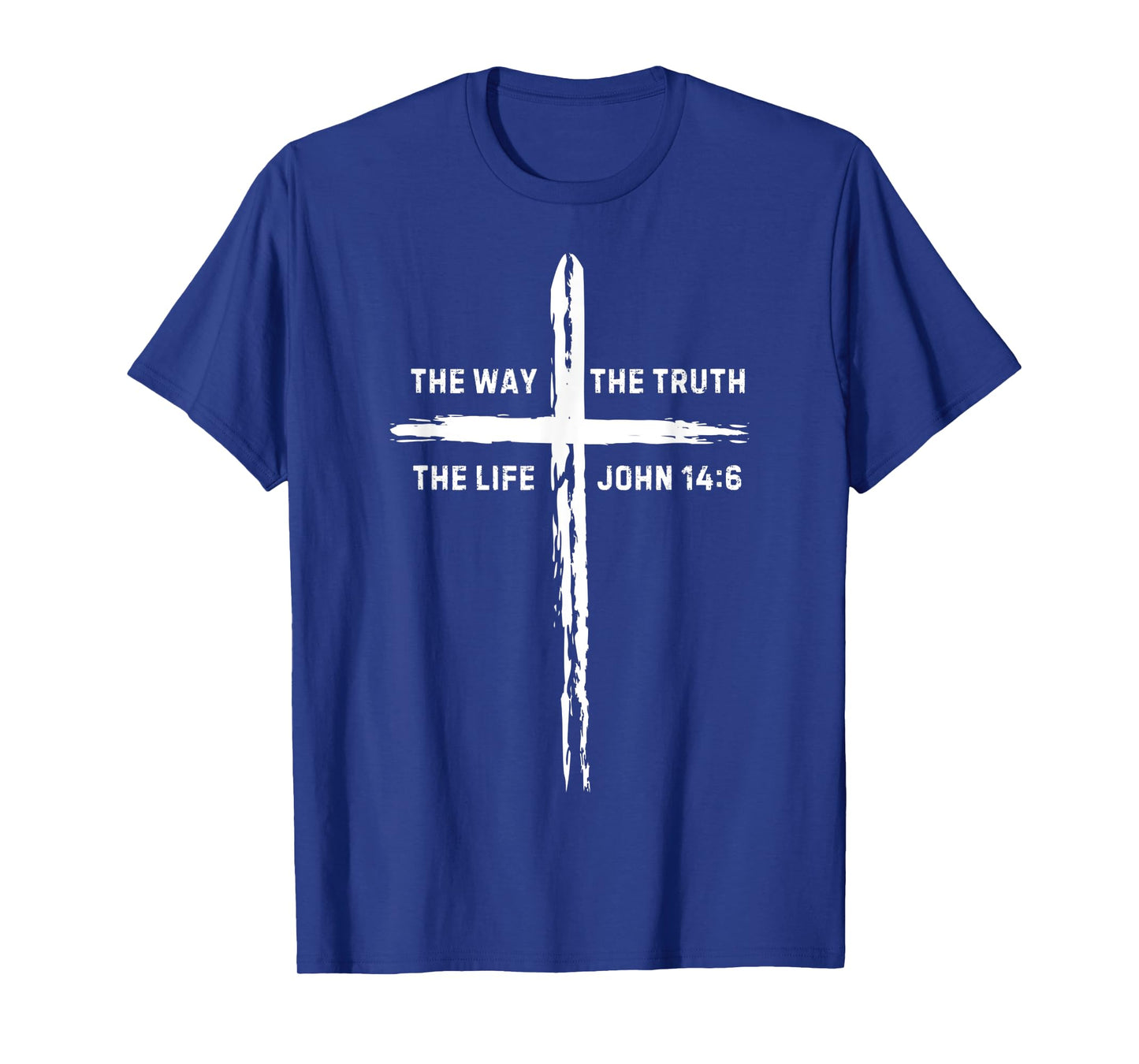 Jesus Cross The Way Truth Life Men Women Kids Christian T-Shirt