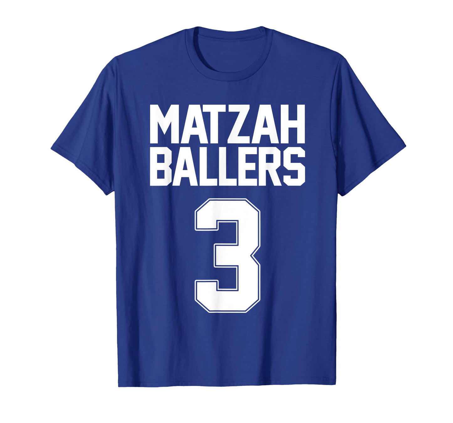Matzah Baller 3 Funny Jewish Basketball Team Matzo Balls T-Shirt