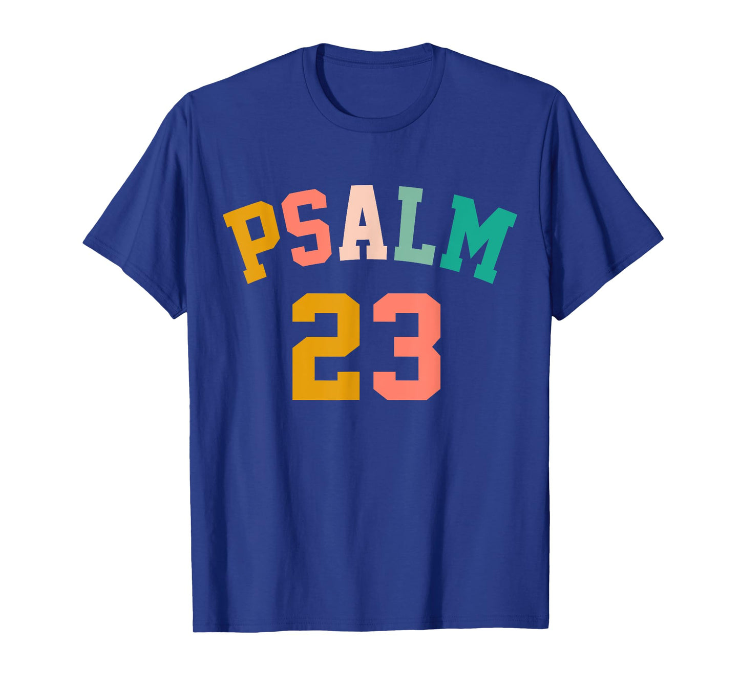 Pastel Psalm 23, Retro Christian Tee, Christian Bible T-Shirt